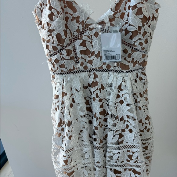Self-Portrait Mini Azalea Dress – White – NWT – Size - Picture 7 of 7
